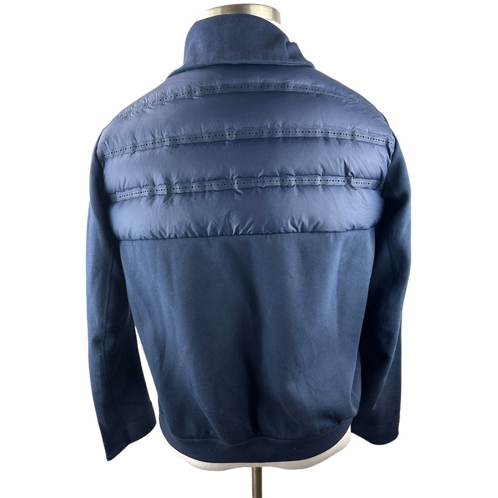 NIKE Tech Fleece Puffer Aeroloft Bomber Jacket Navy Goose Down 804982-423 Large - Picture 7 of 15